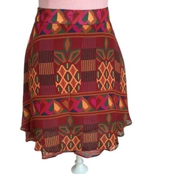 FARM Rio Odalyis Mini Skirt Red Motif Size XS NWT - Picture 6 of 11